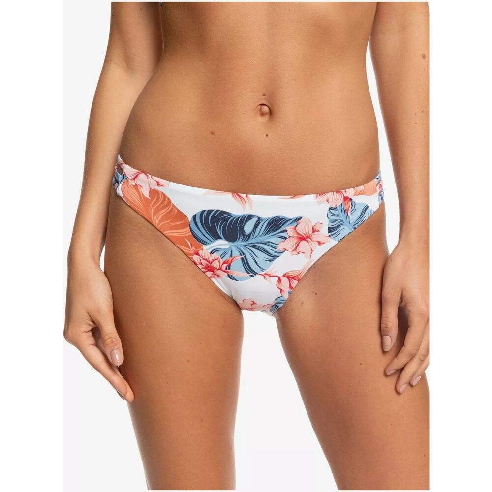 Roxy Printed Beach Classics Full Bikini Bottoms -… - image 1